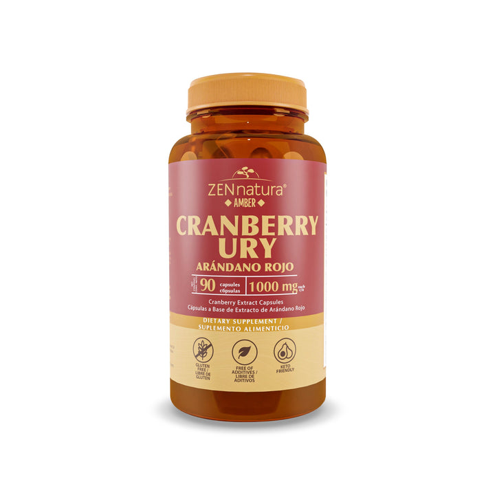 ARÁNDANO ROJO | 1,000MG CRANBERRY URY - ZenNaturaMX