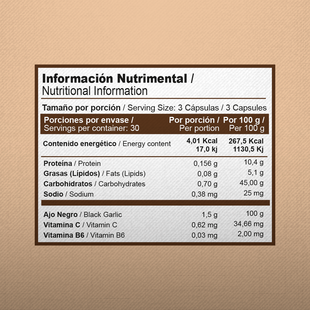 AJO NEGRO DE 500MG