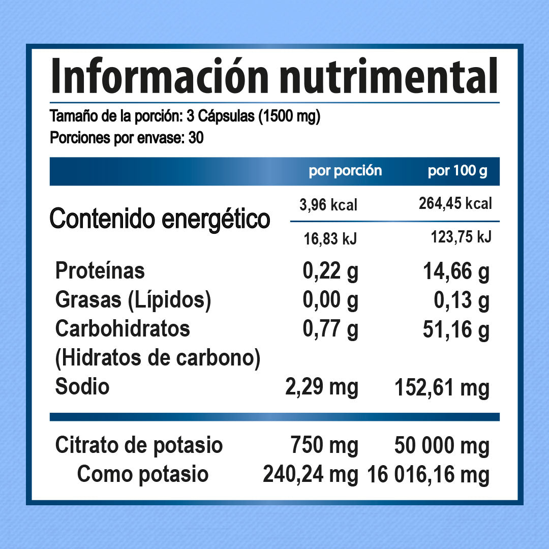 CITRATO DE POTASIO DE 500MG