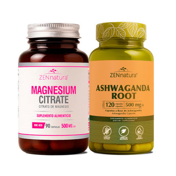 Citrato de Magnesio + Ashwagandha Root
