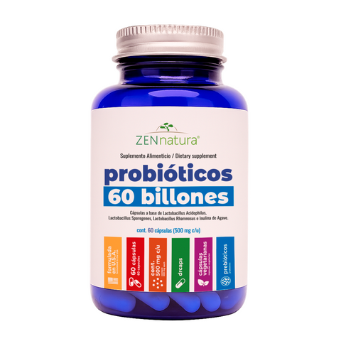 PROBIÓTICOS 60 BILLONES 500MG