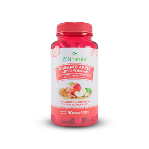 VINAGRE DE MANZANA ORGÁNICO 500MG