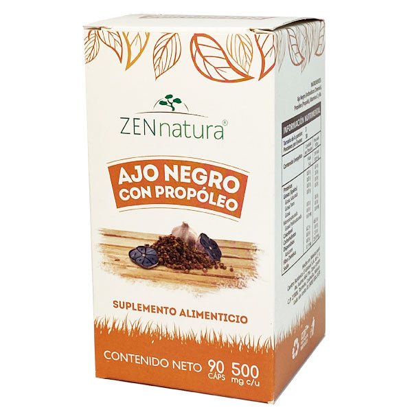 Ajo Negro con Propóleo 90 caps - ZenNaturaMX