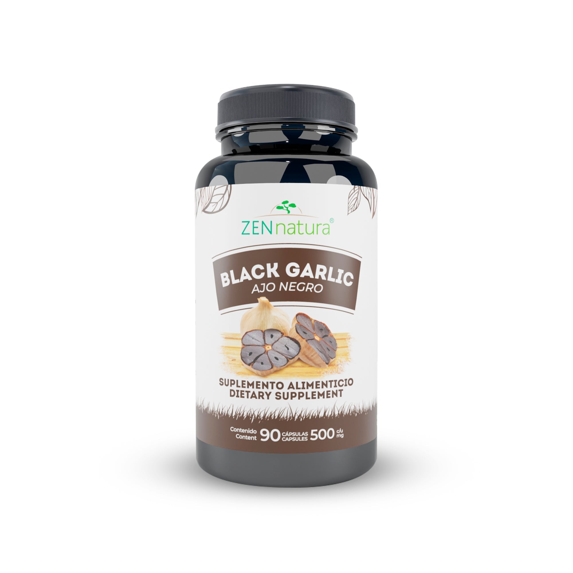 AJO NEGRO DE 500MG - ZenNaturaMX