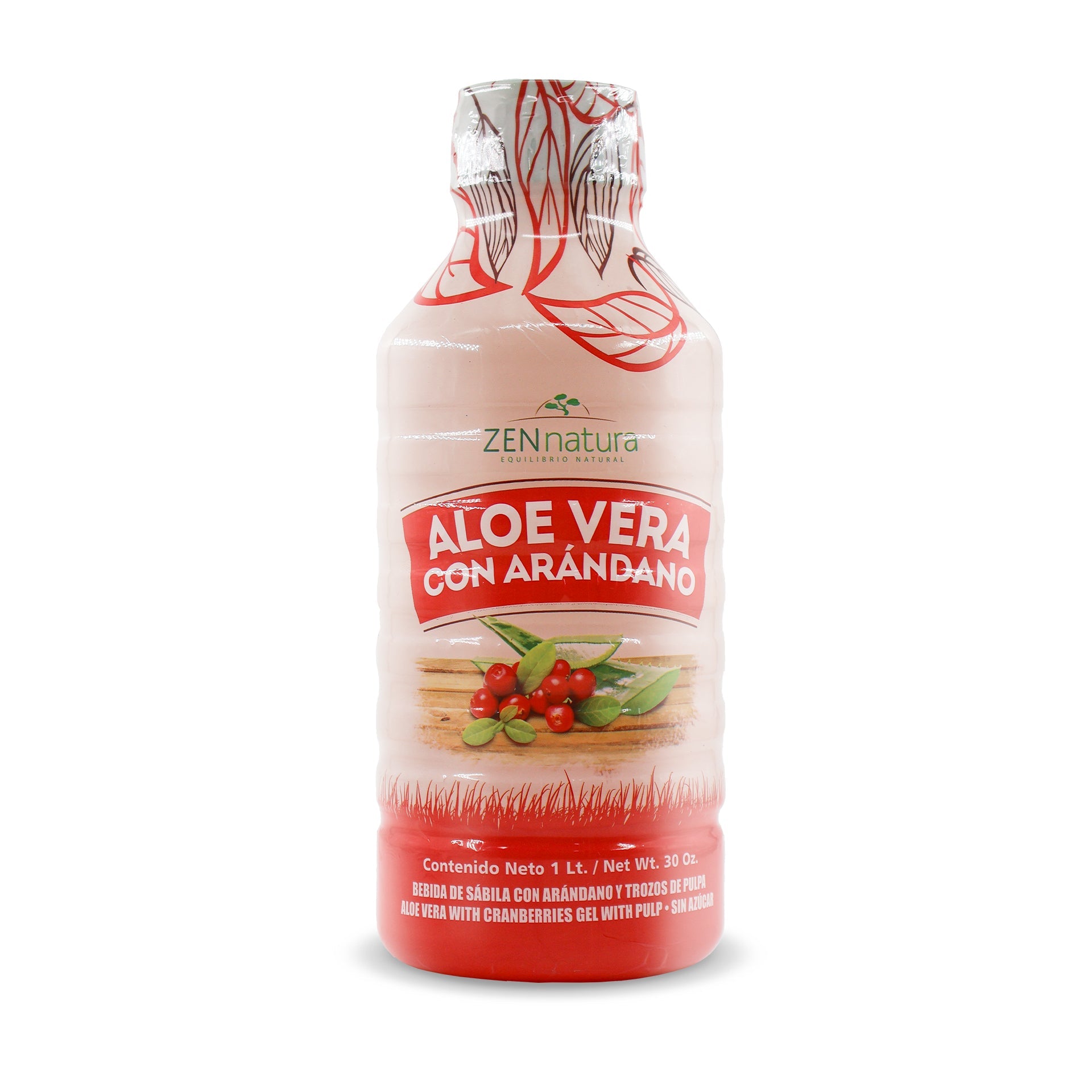 ALOE VERA CON ARÁNDANO LIQUIDO | 1LT - ZenNaturaMX