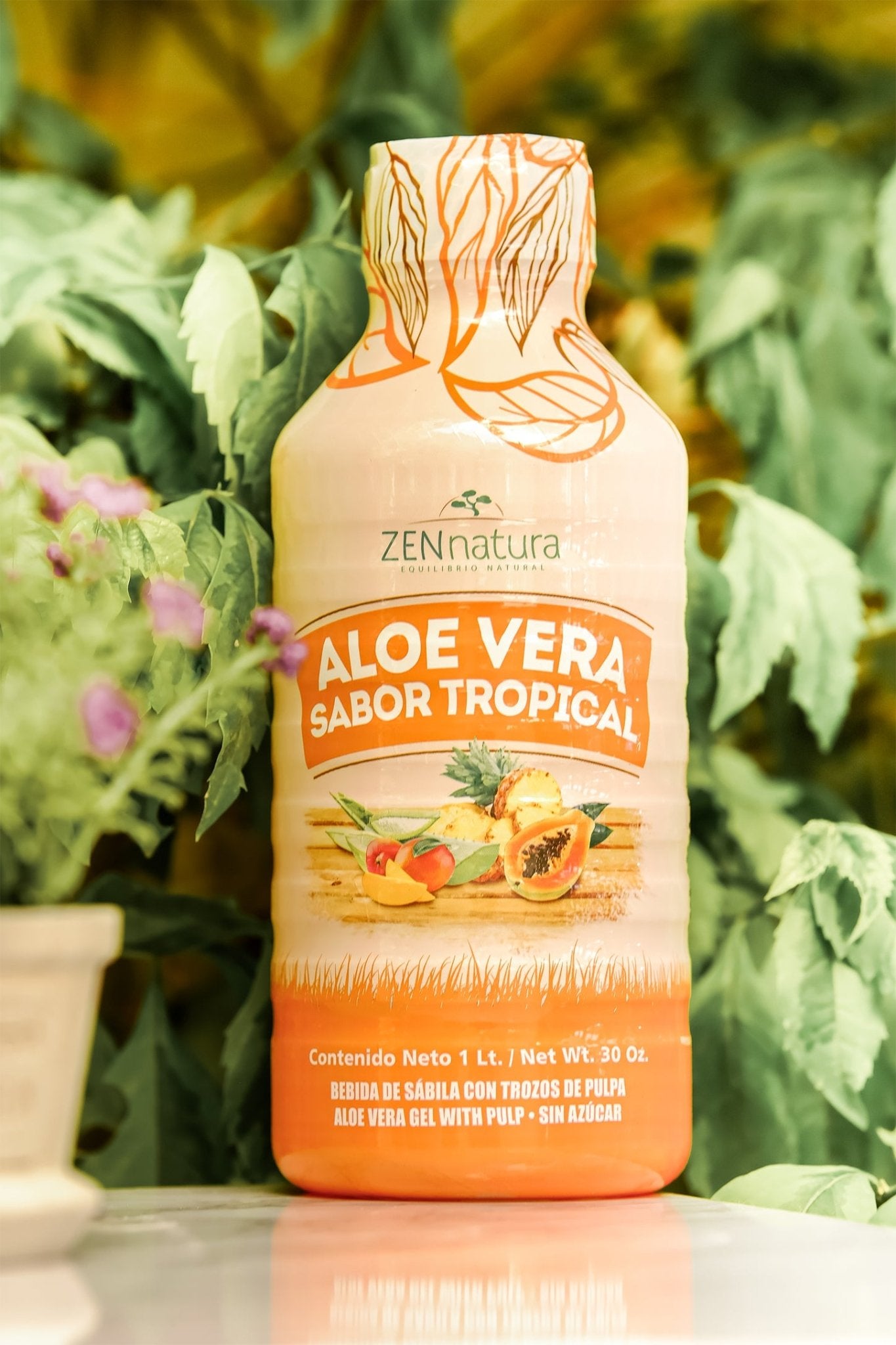 ALOE VERA LIQUIDA SABOR TROPICAL | 1LTS - ZenNaturaMX