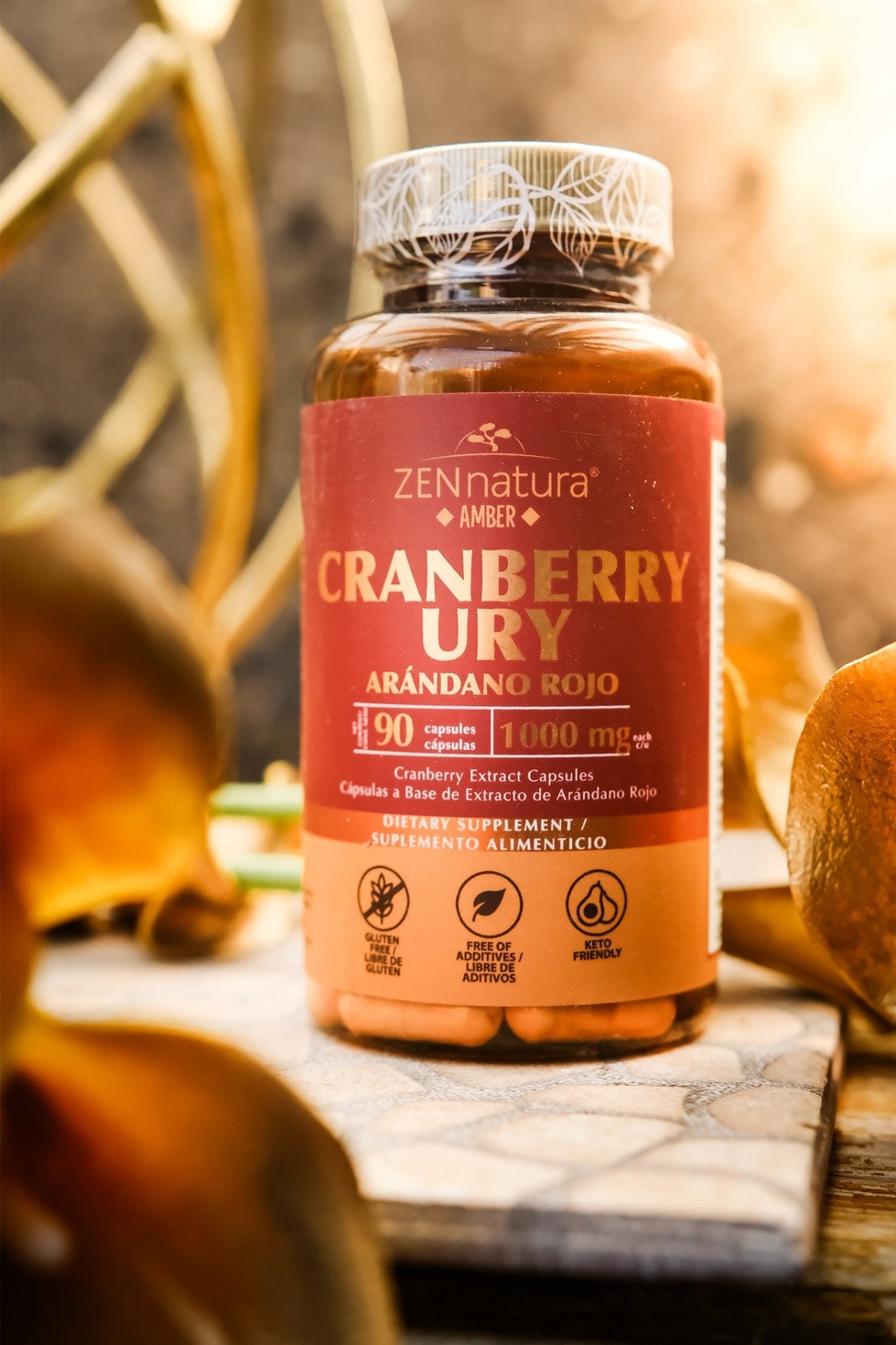 ARÁNDANO ROJO | 1,000MG CRANBERRY URY - ZenNaturaMX