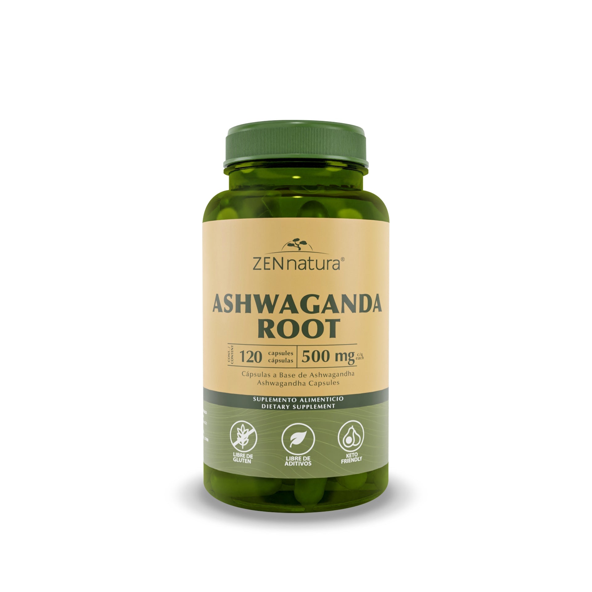 ASHWAGANDA ROOT | 500MG - ZenNaturaMX