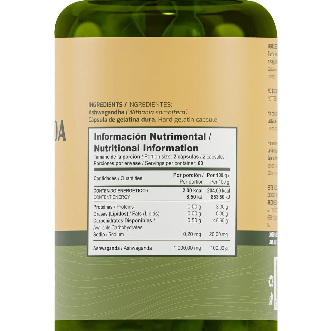 ASHWAGANDA ROOT | 500MG - ZenNaturaMX