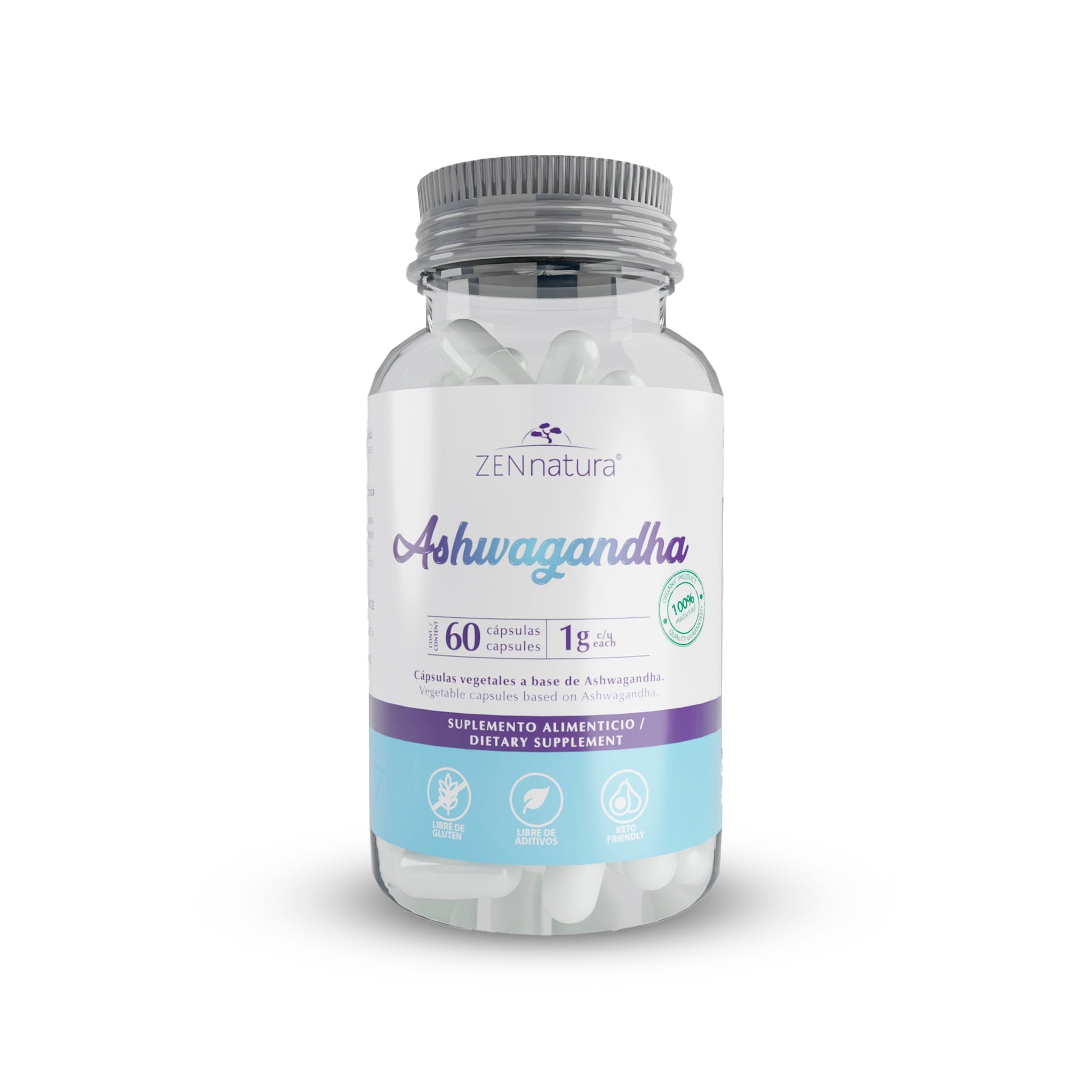 ASHWAGANDHA DE 1GR - ZenNaturaMX