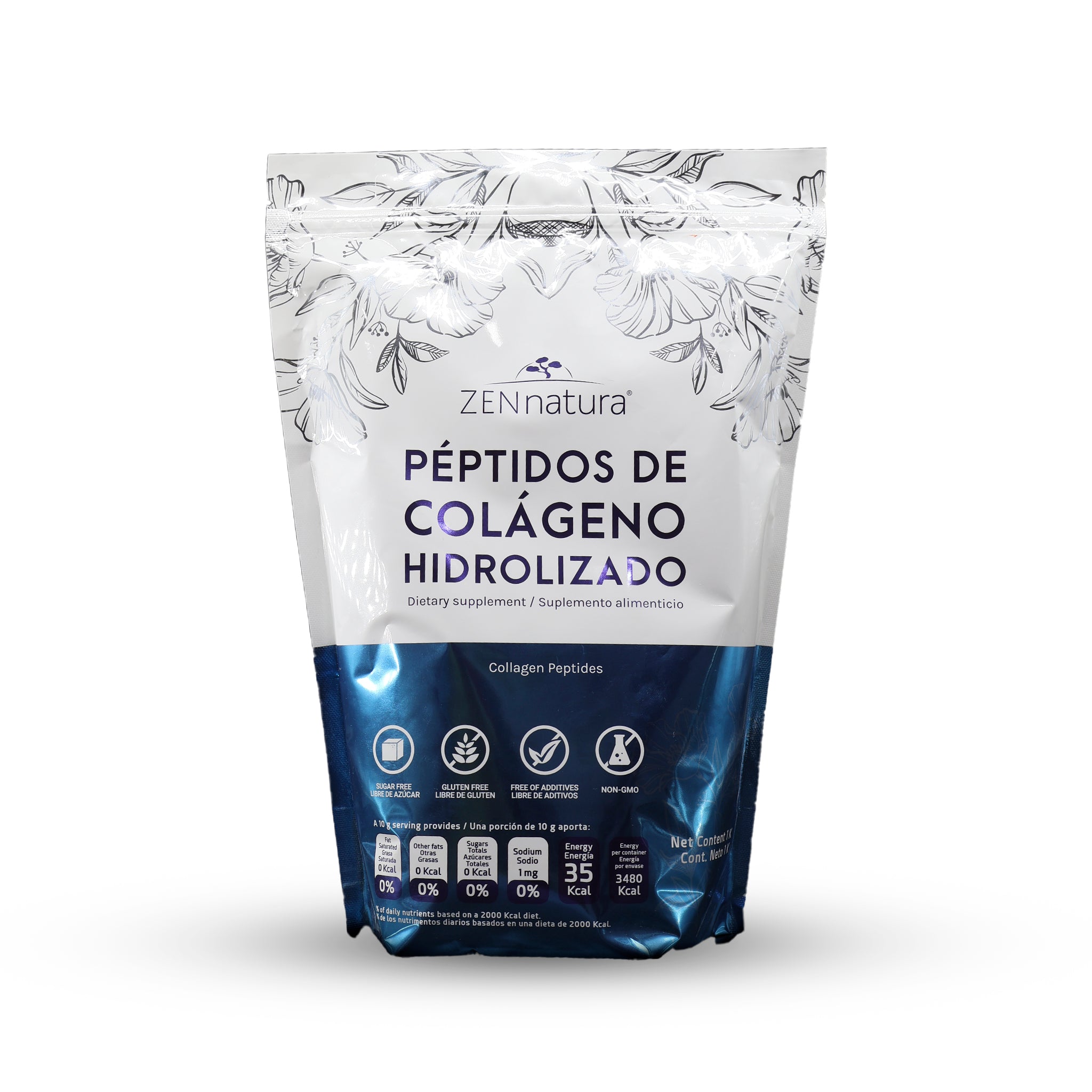 COLAGENO HIDROLIZADO EN PÉPTIDOS DE 1KG - ZenNaturaMX