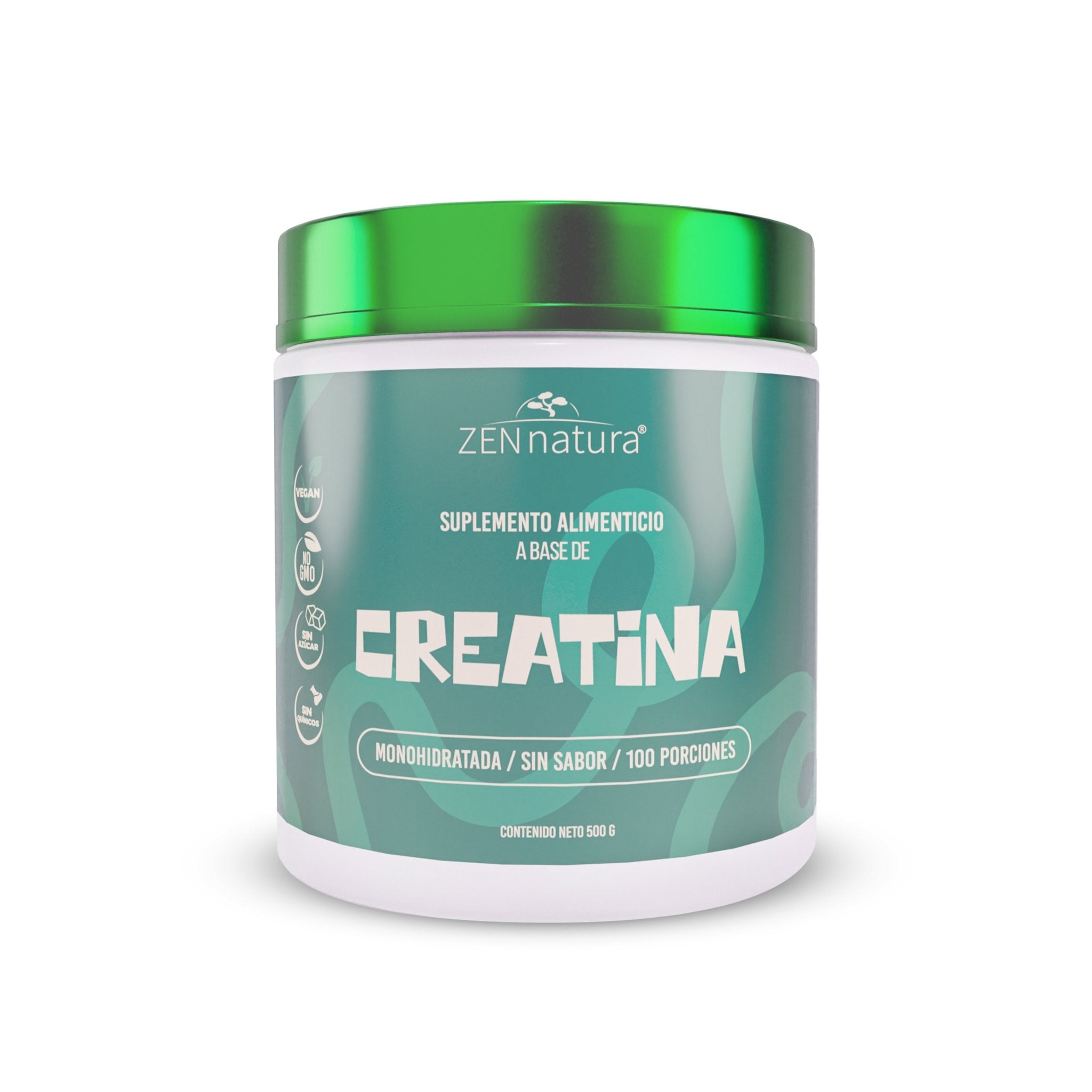 CREATINA MONOHIDRATADA 500G - ZenNaturaMX