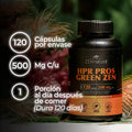 CÚRCUMA, SEMILLA DE CALABAZA, ARÁNANDO Y ZINC 500MG | HPR PROS GREEN - ZenNaturaMX