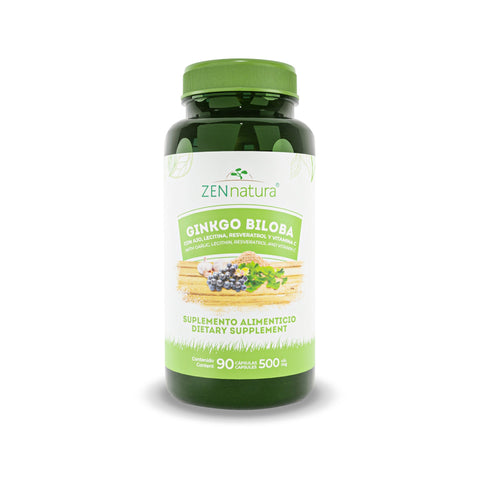 GINKGO BILOBA 500MG - ZenNaturaMX