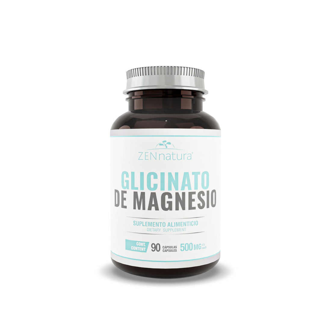 GLICINATO DE MAGNESIO | 500MG - ZenNaturaMX