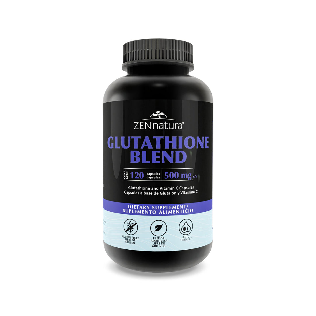 GLUTATIONE, VITAMINA C Y MAGENSIO | 500MG GLUTAHIONE BLEND - ZenNaturaMX