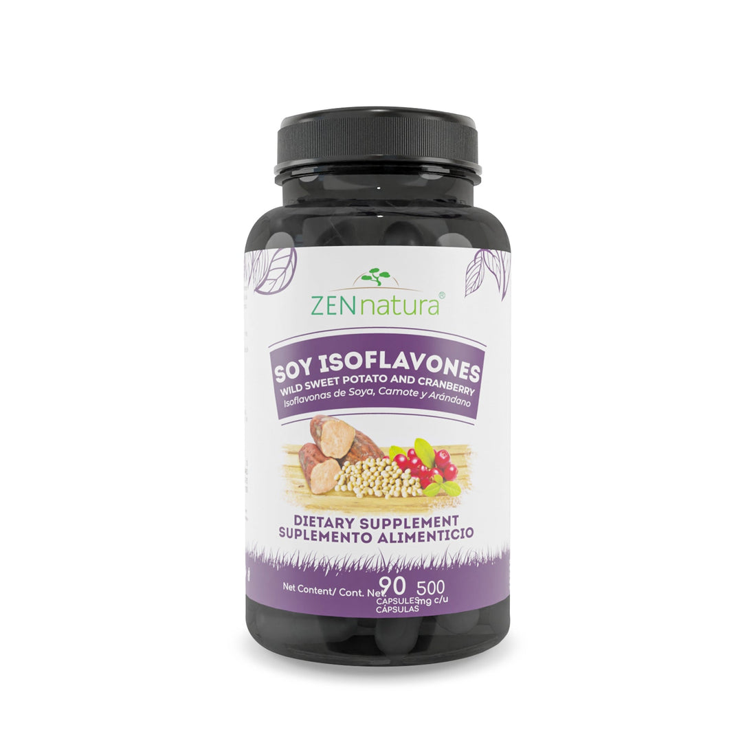 ISOFLAVONAS DE SOYA | 500MG - ZenNaturaMX