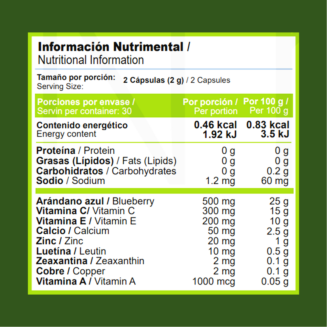 Betacaroteno 500 mg Leucapszen | 60 Cápsulas