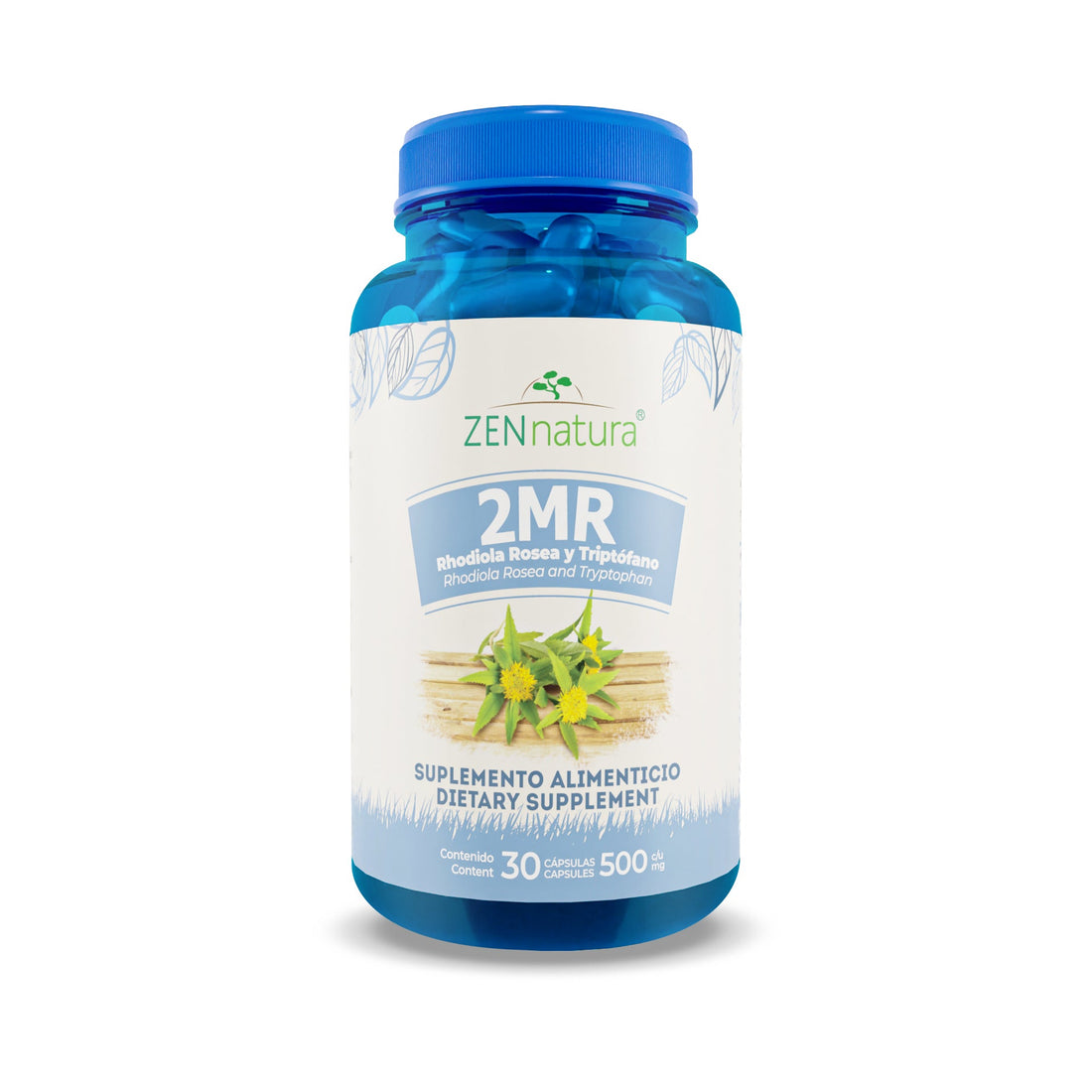 MELATONINA, RHODIOLA ROSEA Y TRIPTOFANOS | 2MR 500MG - ZenNaturaMX