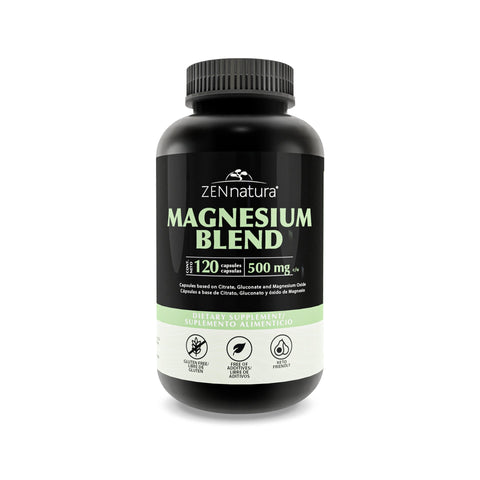 MEZCLA DE MAGNESIO | 500MG MAGNESIUM BLEND - ZenNaturaMX