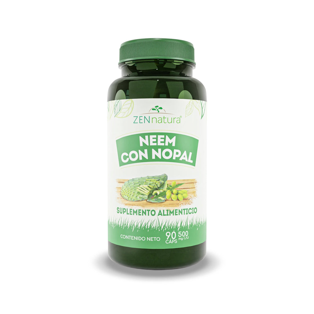 NEEM CON NOPAL 500MG - ZenNaturaMX