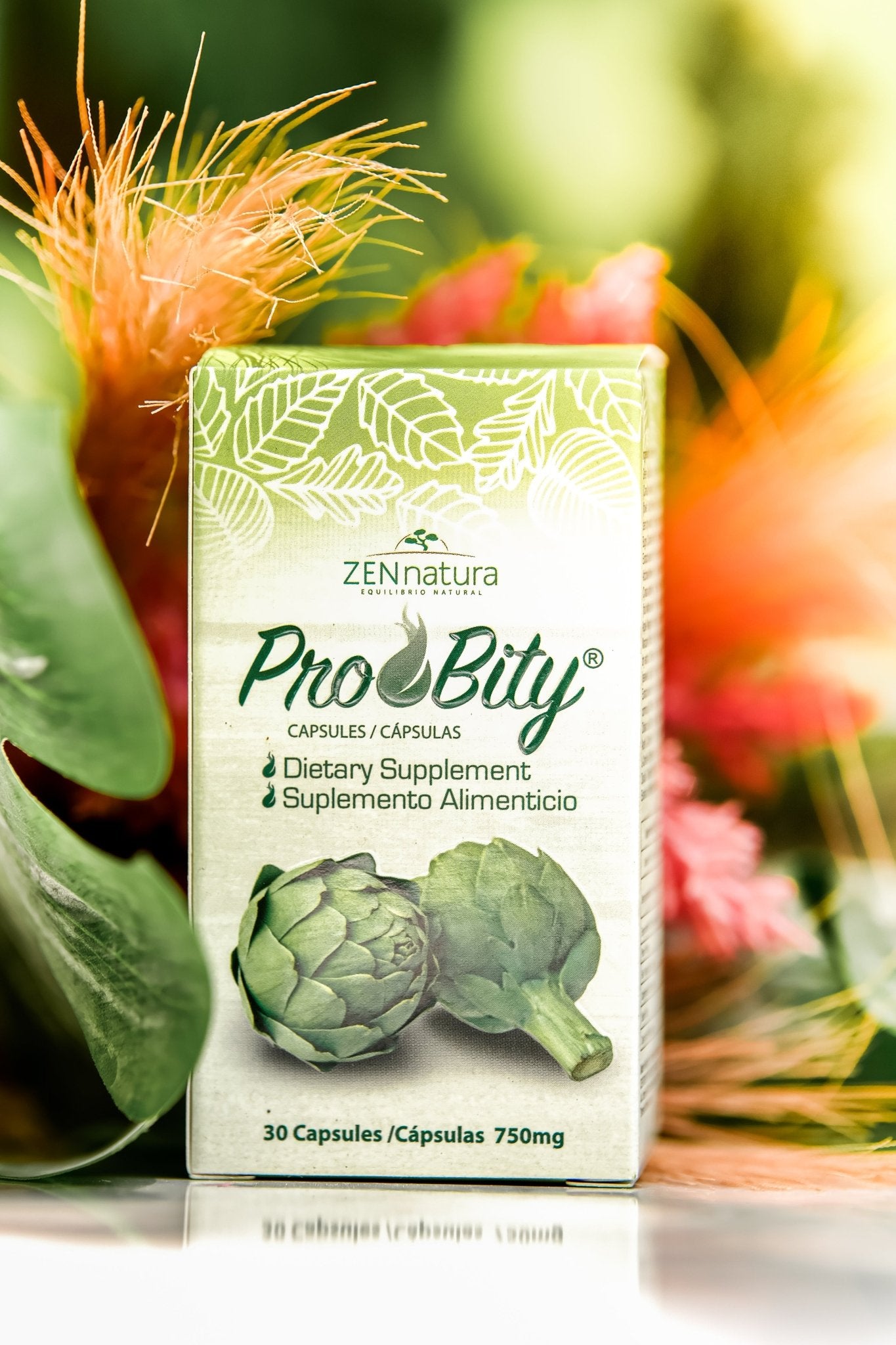 PROBITY 750MG | L-CARNITINA, ALCACHOFA, VINAGRE DE MANZANA - ZenNaturaMX