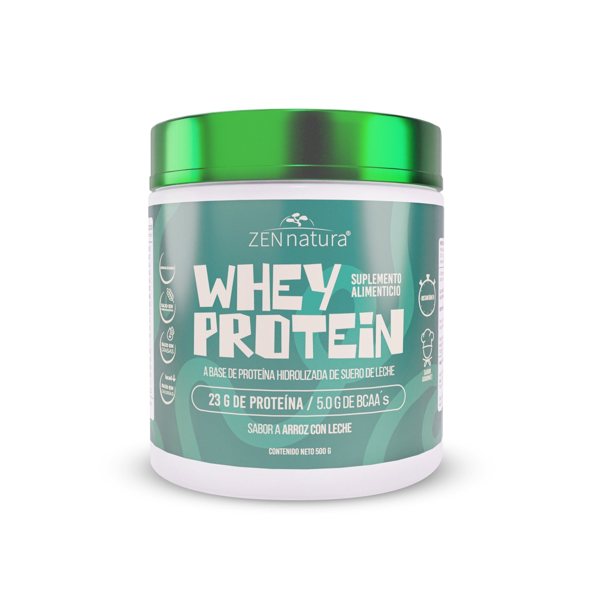 PROTEINA HIDROLIZADA | 500G WHEY PROTEIN ARROZ CON LECHE - ZenNaturaMX