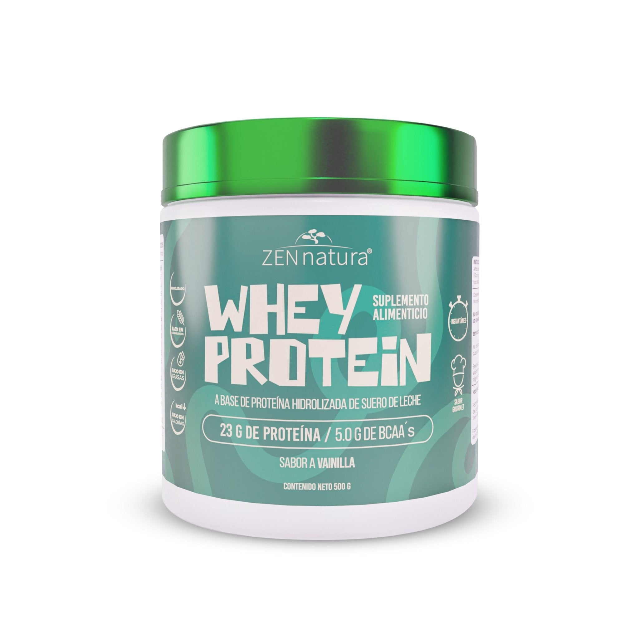 PROTEINA HIDROLIZADA | 500G WHEY PROTEIN VAINILLA - ZenNaturaMX