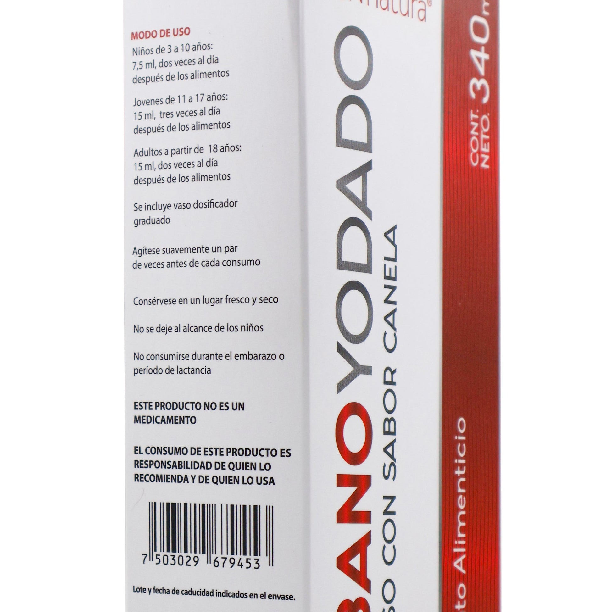 RABANO YODADO LIQUIDO 340ML - ZenNaturaMX