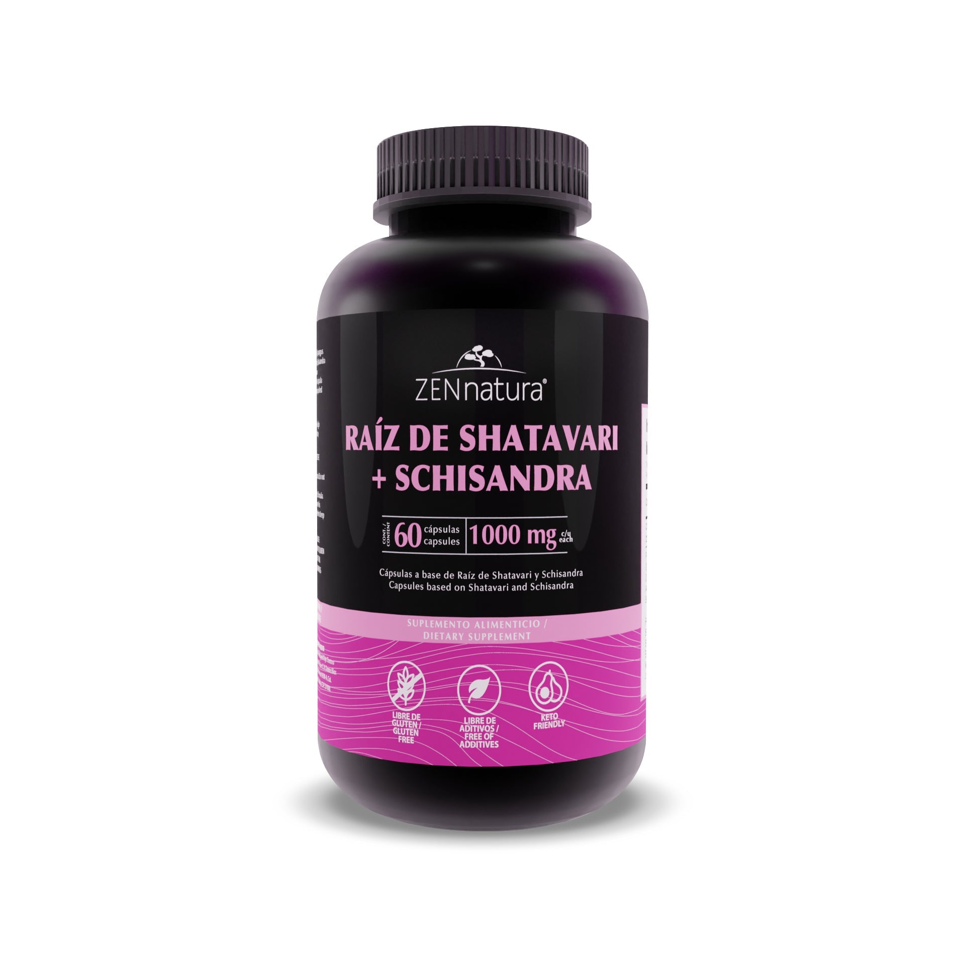 RAÍZ DE SHATAVARI + SCHISANDRA 1000MG| - ZenNaturaMX