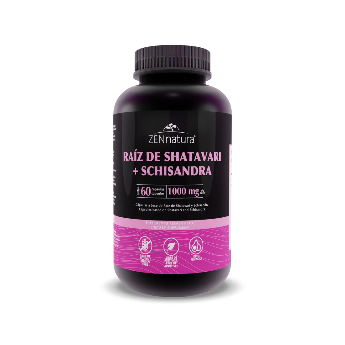 RAÍZ DE SHATAVARI + SCHISANDRA 1000MG| - ZenNaturaMX