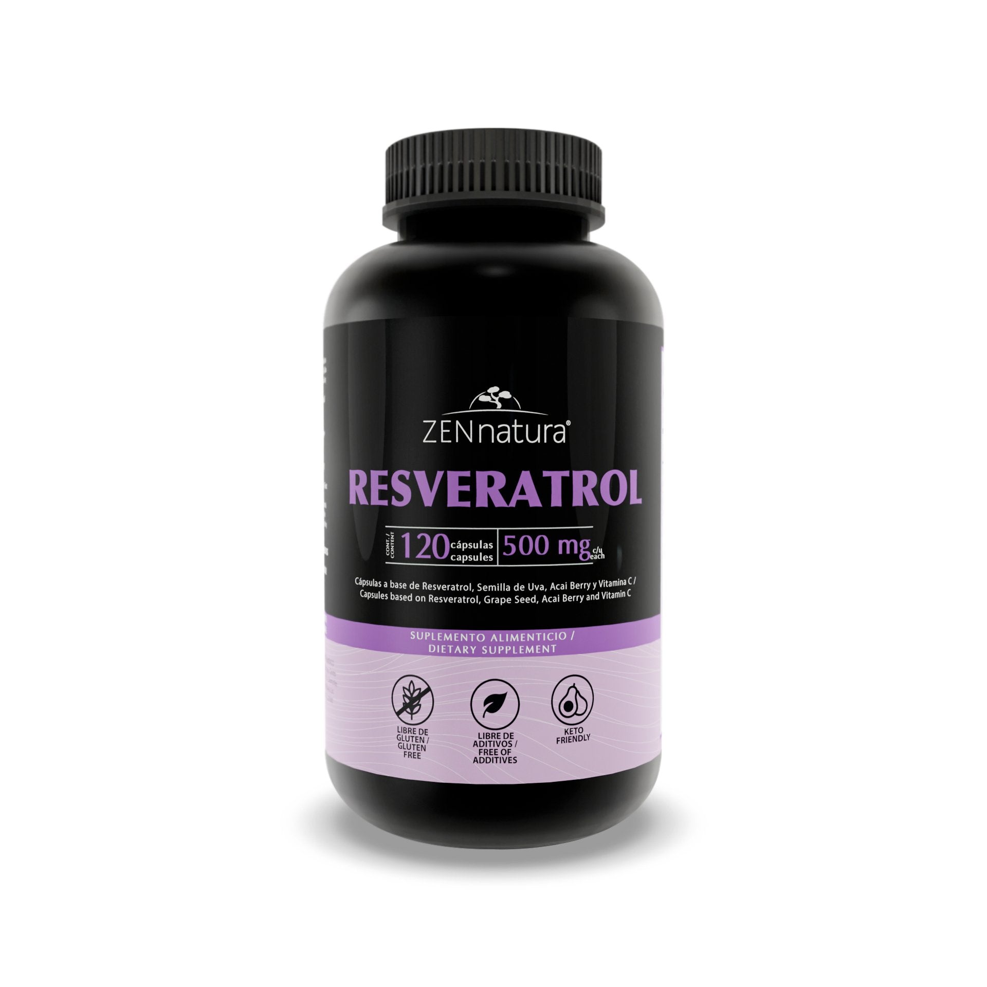 RESVERATROL | 500 MG - ZenNaturaMX