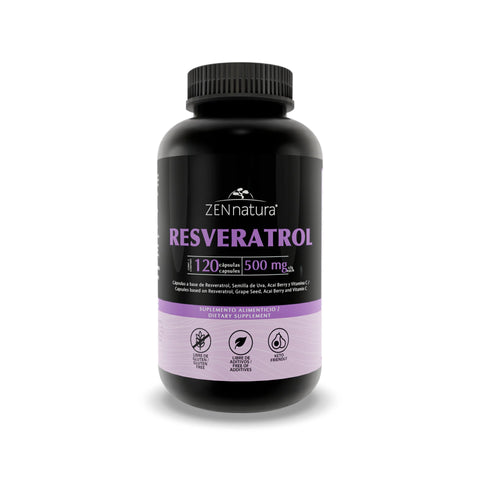 RESVERATROL | 500 MG - ZenNaturaMX