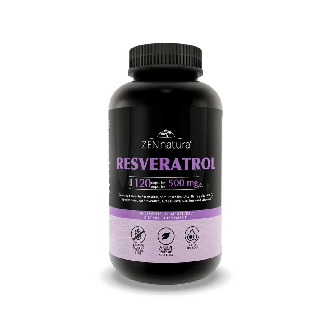 RESVERATROL | 500 MG - ZenNaturaMX