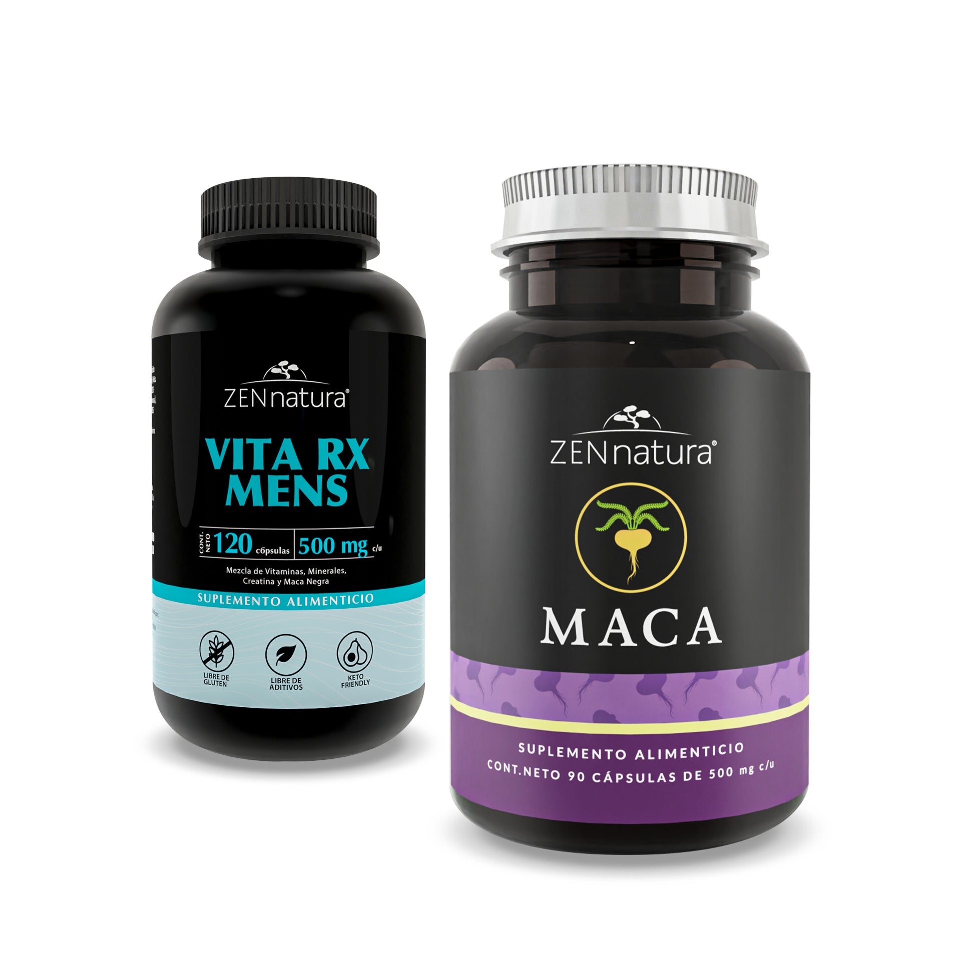 ¡SUPER COMBO! | VITARX MENS + MACA - ZenNaturaMX