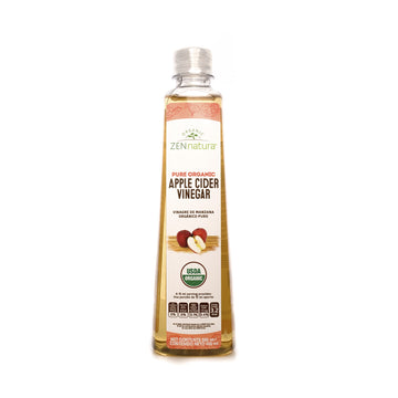 VINAGRE DE MANAZANA ORGÁNICO LIQUIDO DE 500ML - ZenNaturaMX