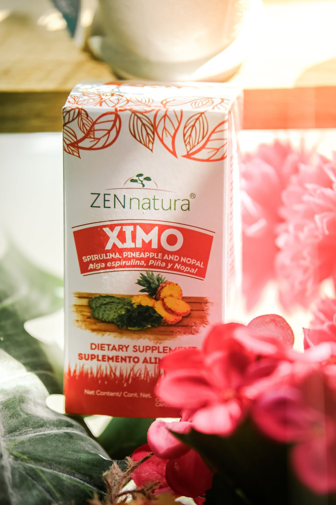 RAÍZ DE TEJOCOTE, ALGA ESPIRULINA Y PIÑA DE 450MG XIMO - ZenNaturaMX