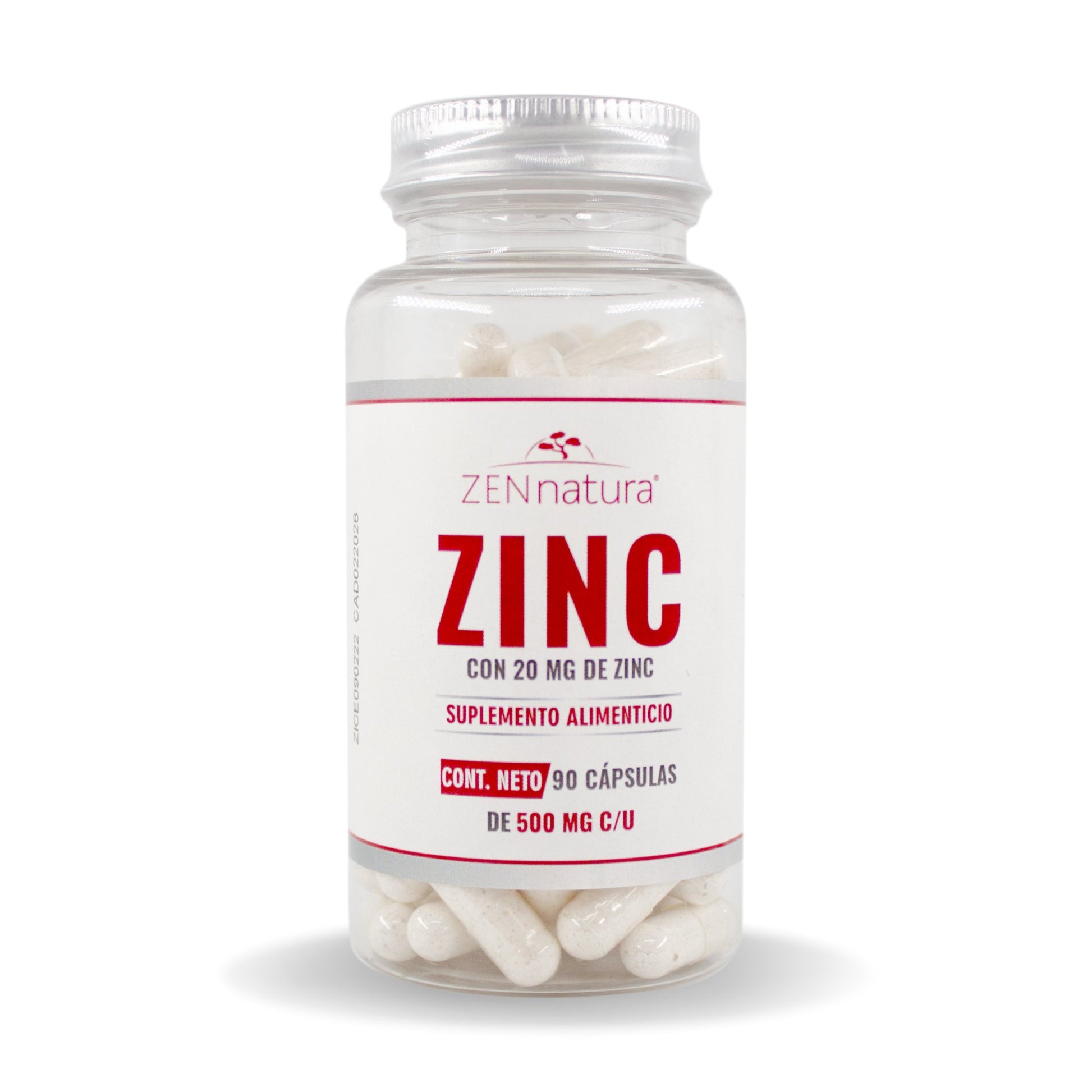 ZINC CON AVENA | 500MG - ZenNaturaMX