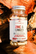 ZINC CON JENGIBRE | 500MG - ZenNaturaMX